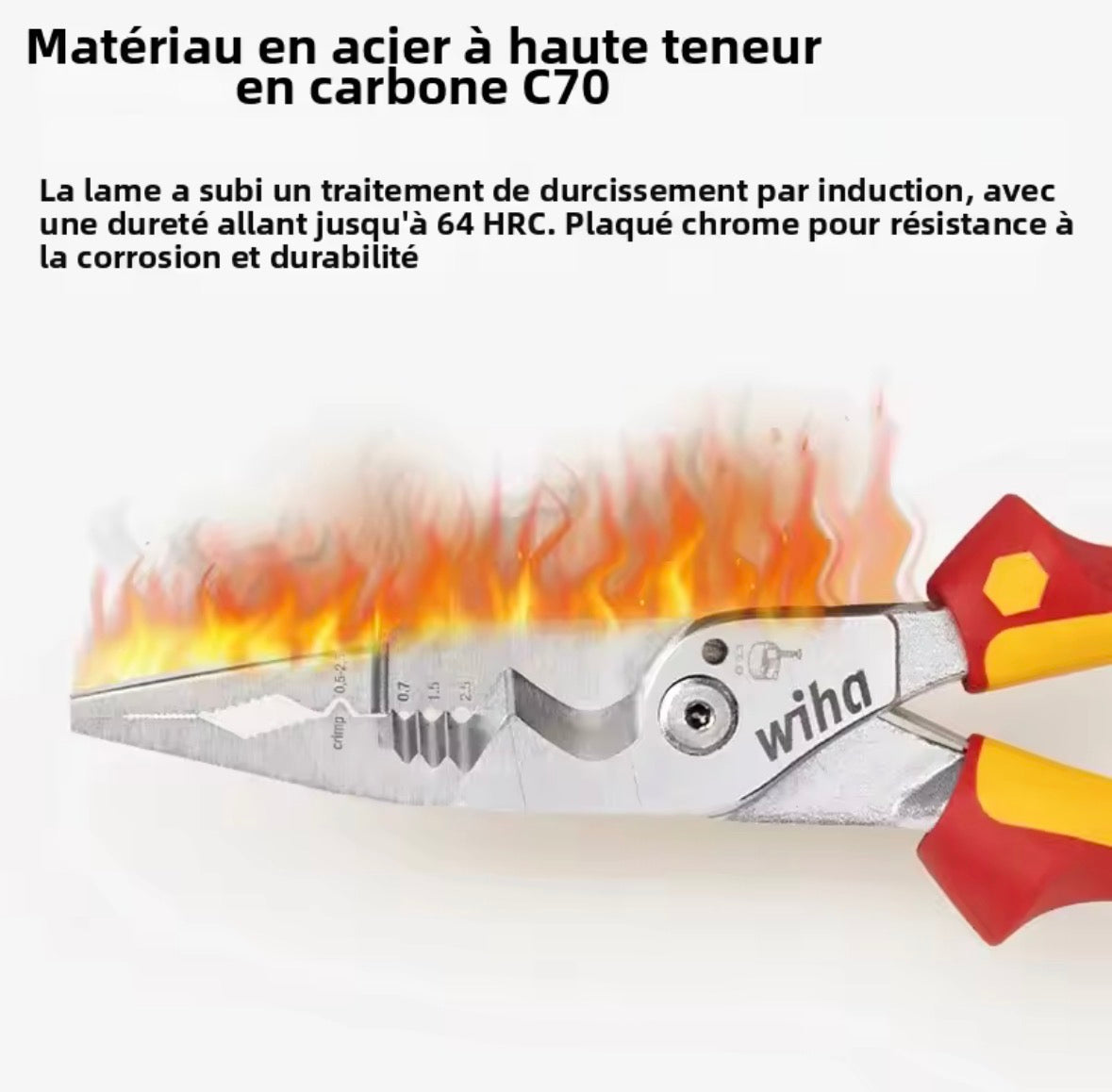 Pince isolée Wiha 8 en 1